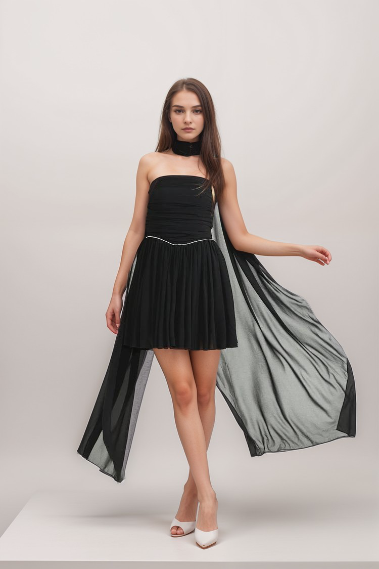 Flowering Girl Women Nadine embellished pleated dress