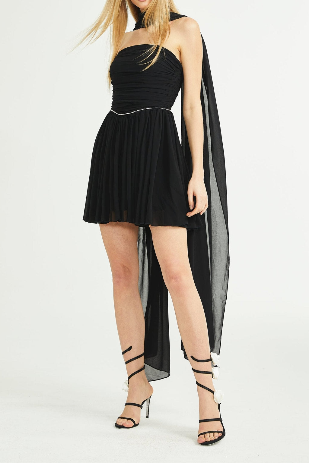Flowering Girl Women Nadine embellished pleated dress