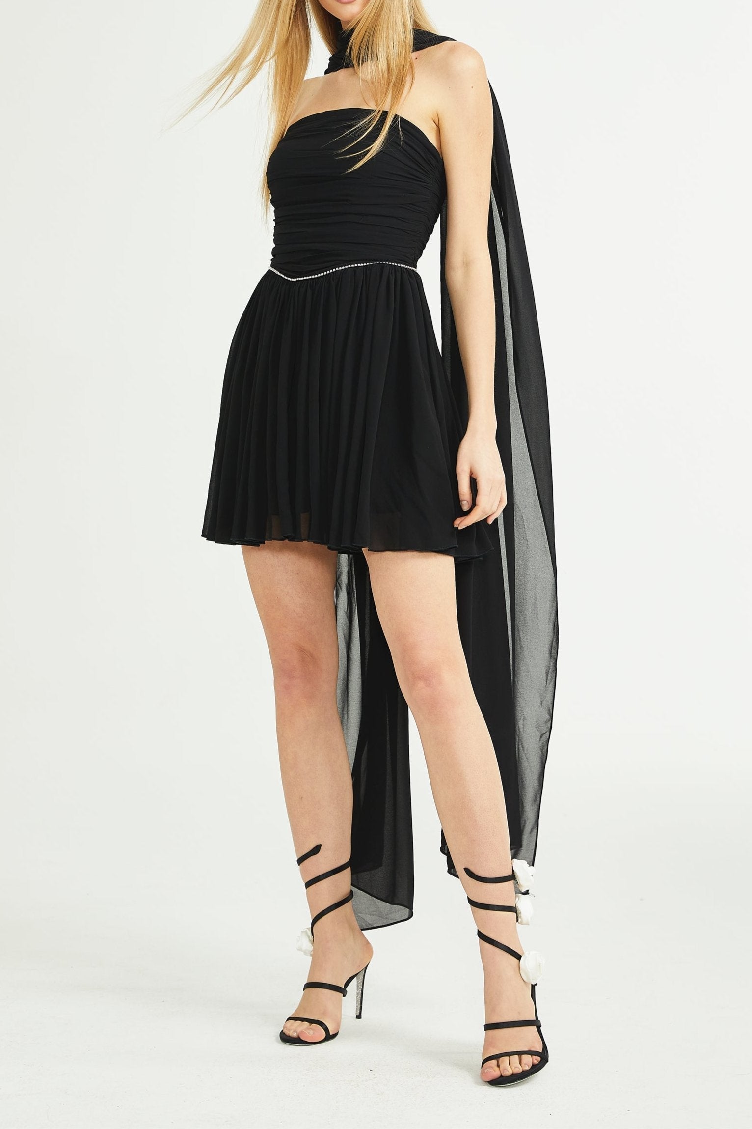 Flowering Girl Women Nadine embellished pleated dress