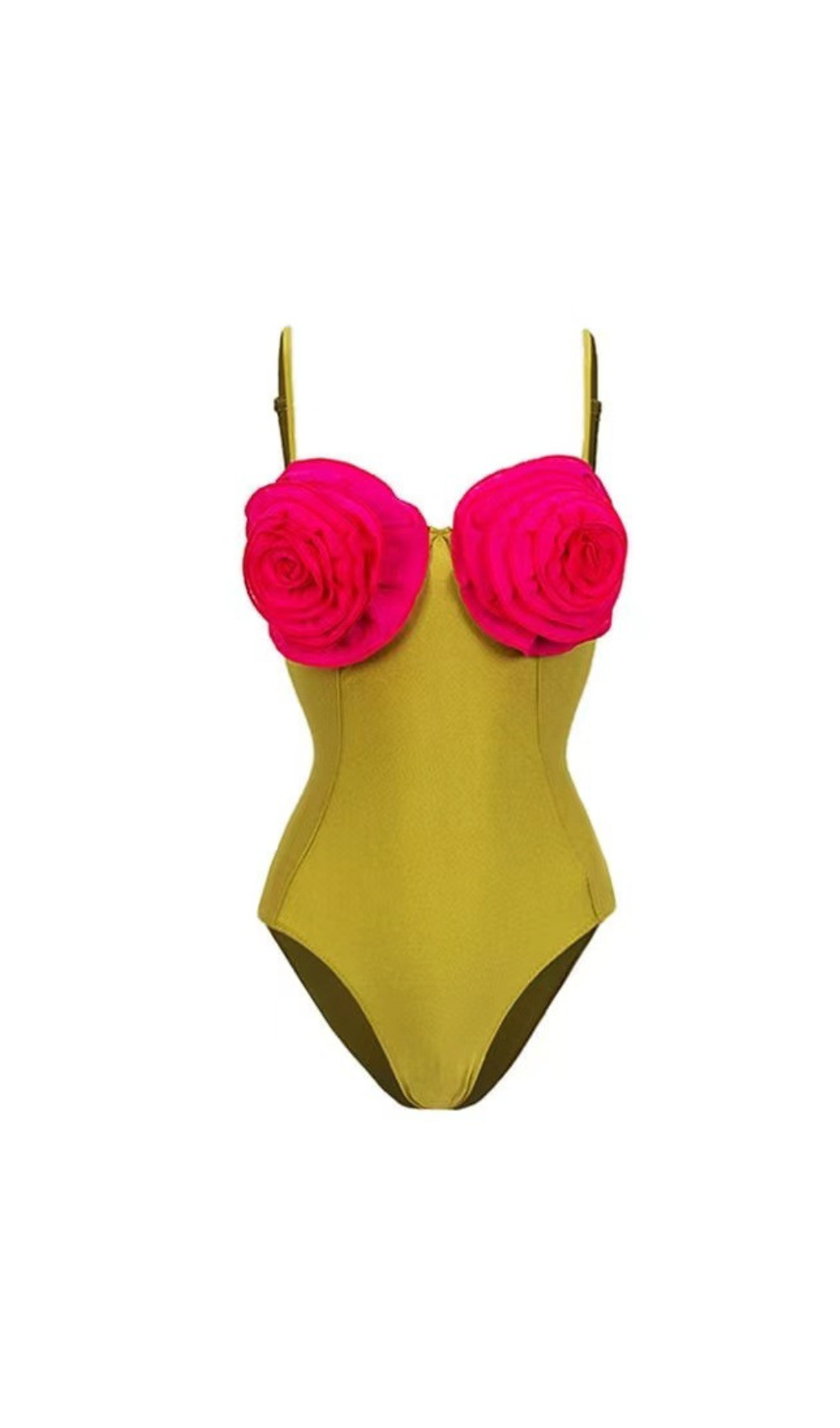 Flowering Girl Women WESSON FLOWER ONE PIECE SWIMSUIT IN GREEN