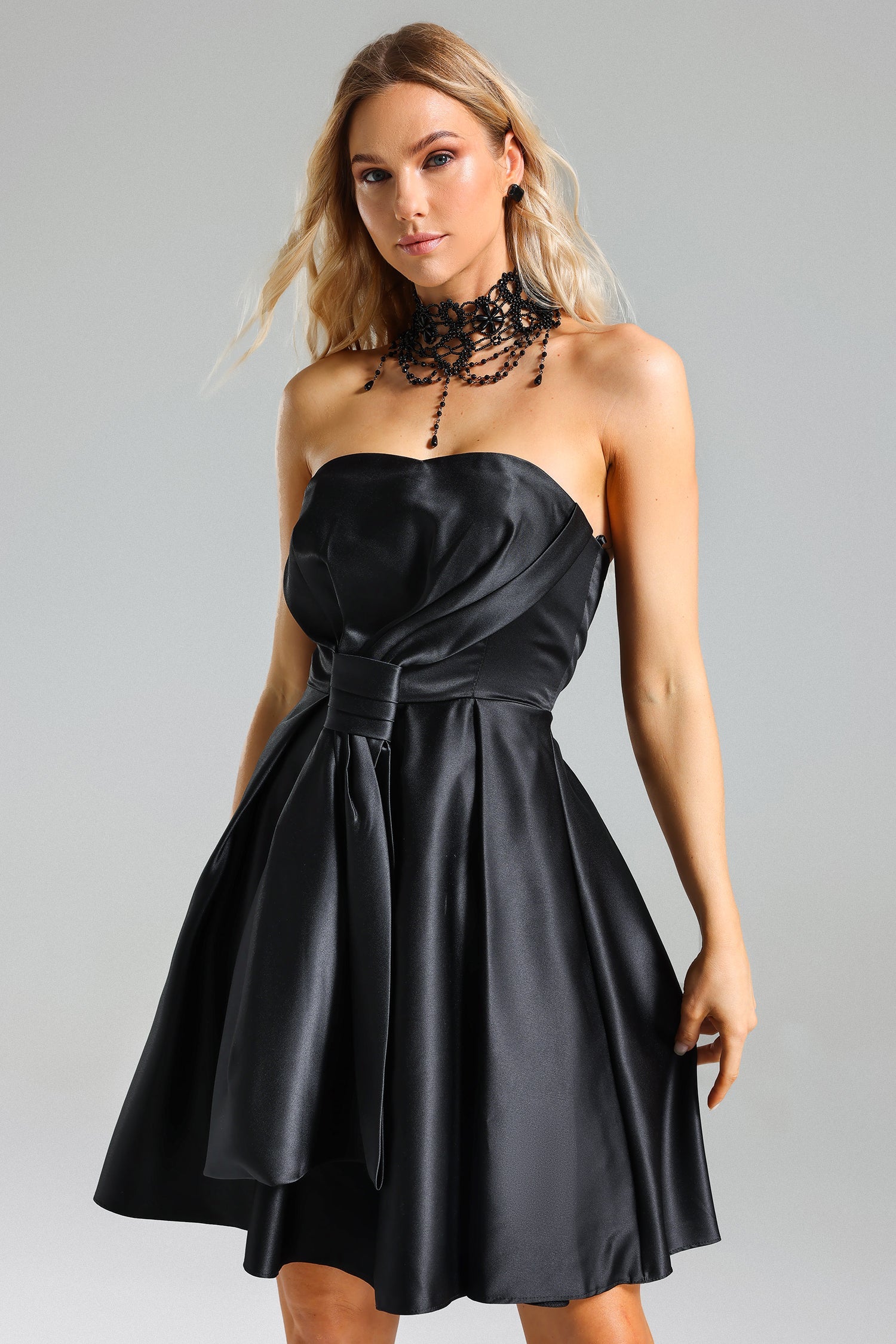 Flowering Girl Women Deborah Satin Strappy Dress