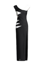 Flowering Girl Women Korina Off Shoulder Cutout Highslit Dress In Black
