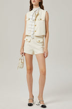 Flowering Girl Women Raphaëlle Knitted Vest & Shorts Matching Set