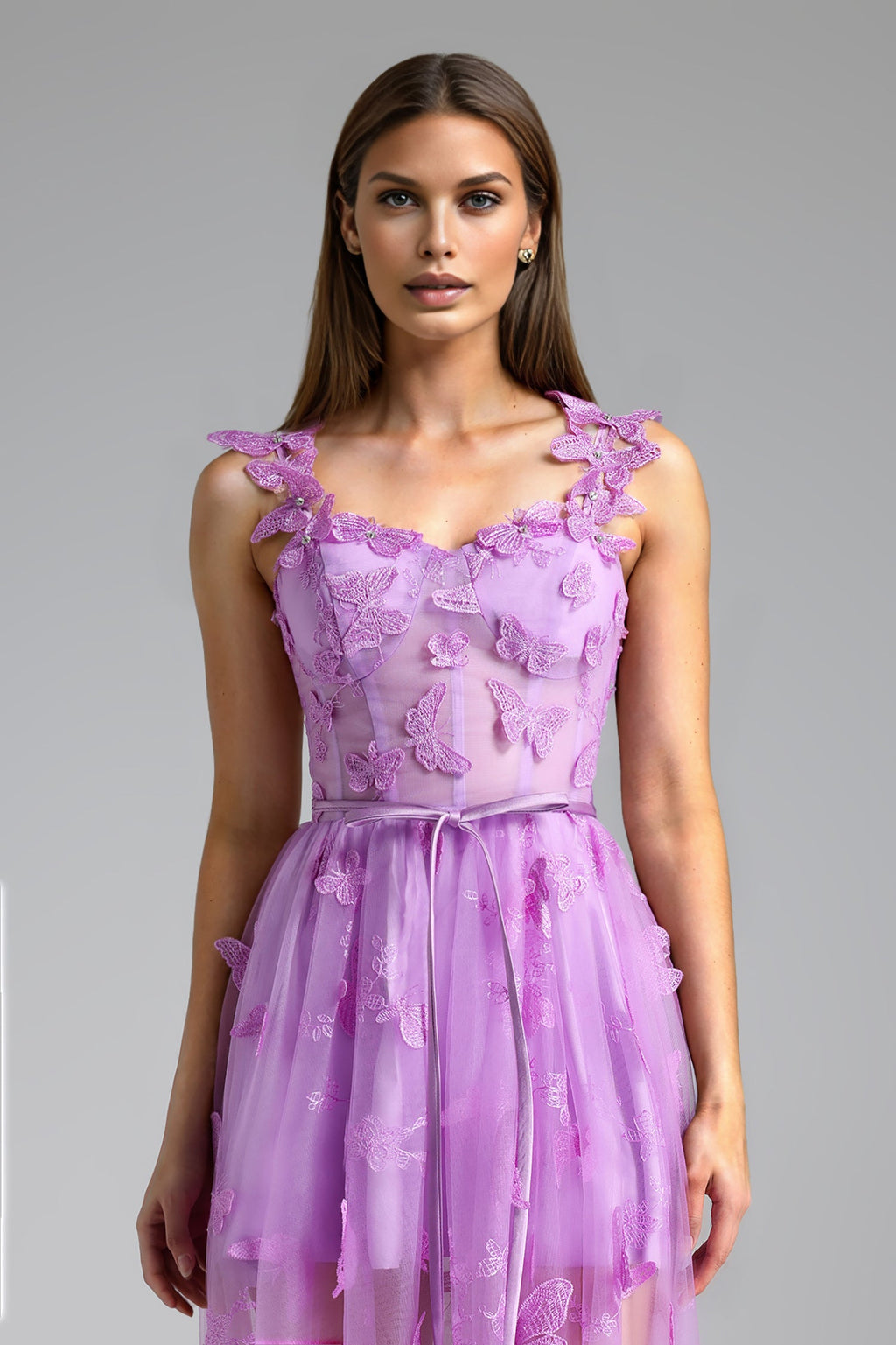 Flowering Girl Women Stormie Butterfly Sleeveless Corset Maxi Dress