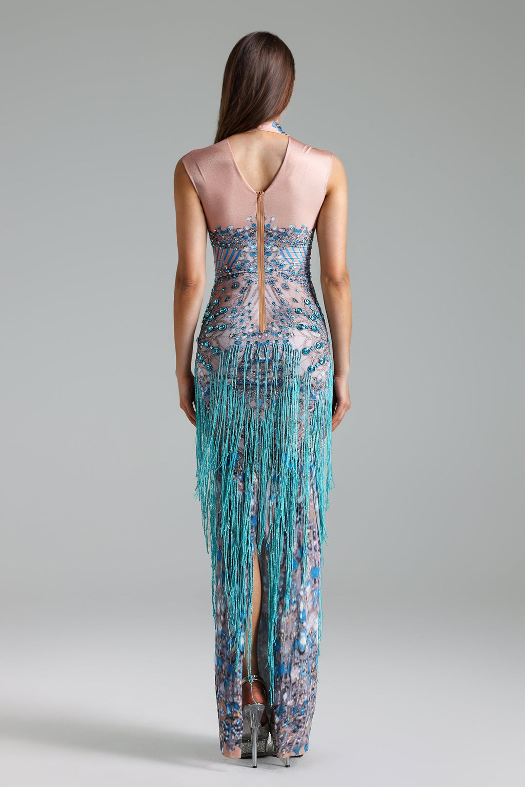 Flowering Girl Women Verza Diamond Setting Sleeveless Maxi Dress