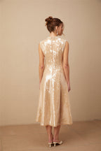Flowering Girl Women Ornella Faux-Pearl Sequined Midi Dress