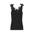 Flowering Girl Women Nalini black faux-flower top