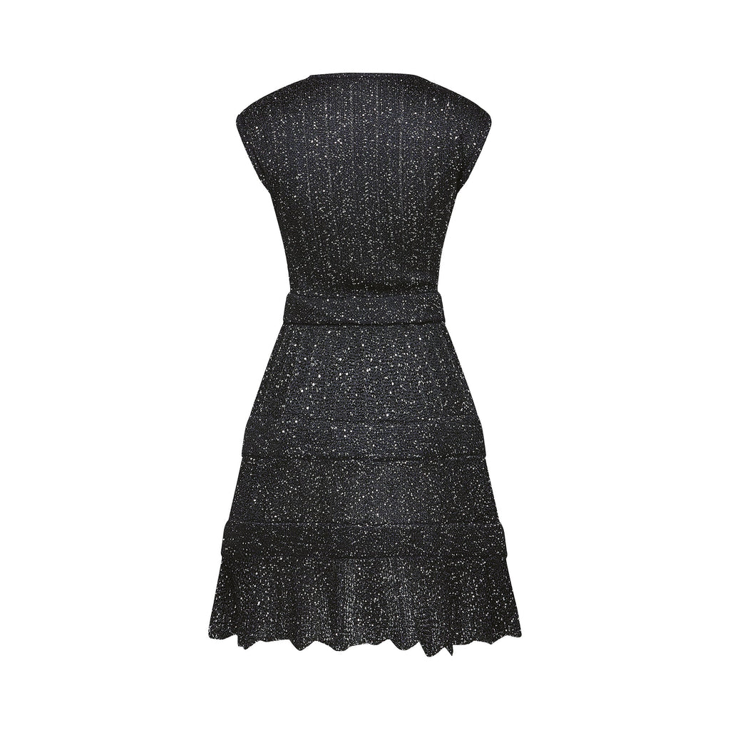 Flowering Girl Women Cordelia sequin-embellished tiered mini dress