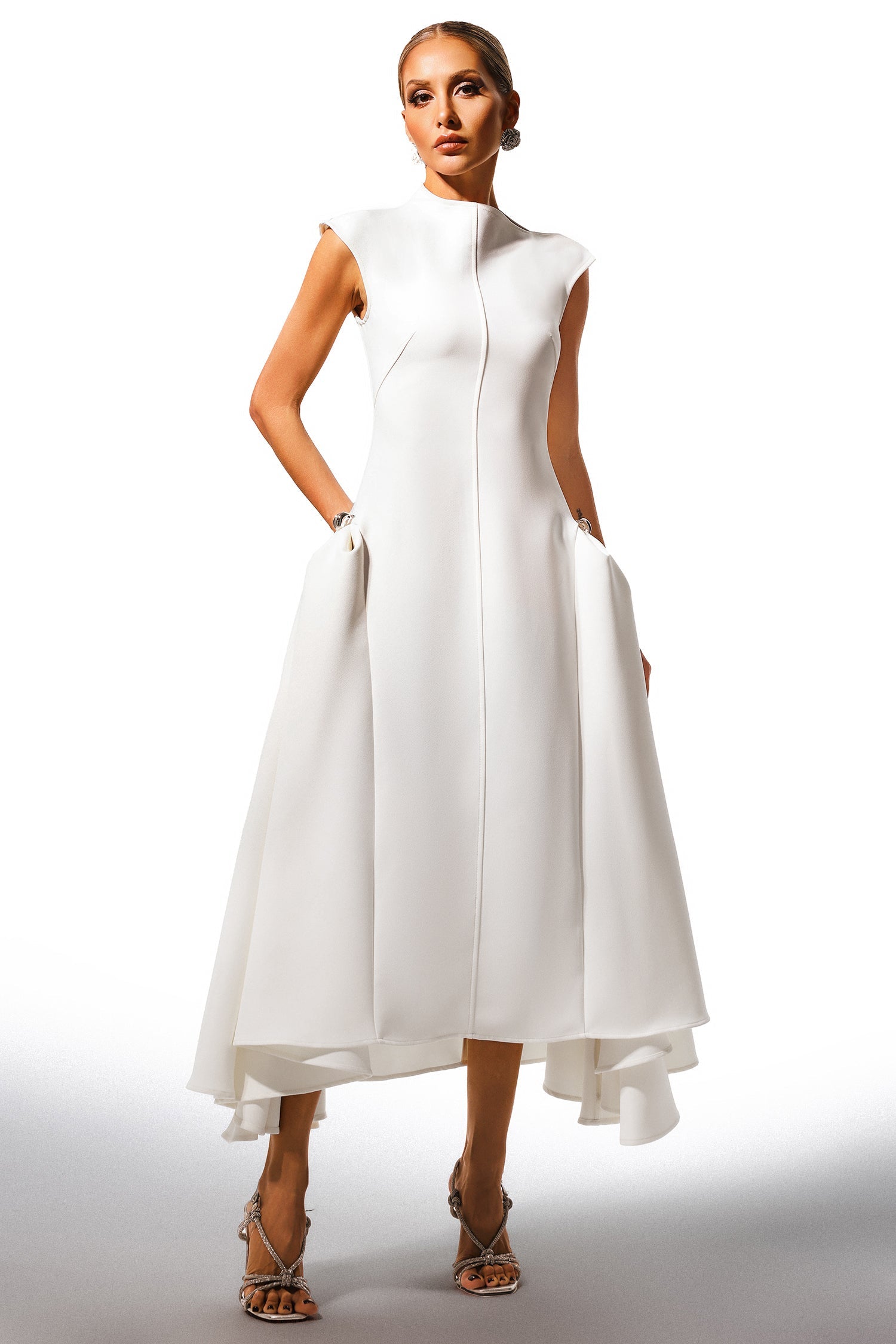Flowering Girl Women Paca Choker Sleeveless Maxi Dress