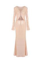 Flowering Girl Women Aubelin Sequin Two Piece Set - Nude
