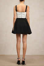 Thalassa Sleeveless Bow Mini Dress