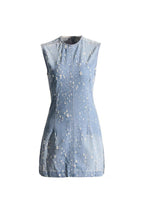 Tunic Mini Dress in Blue