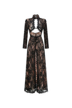 Juselius Lace Cutout Maxi Dress - Black
