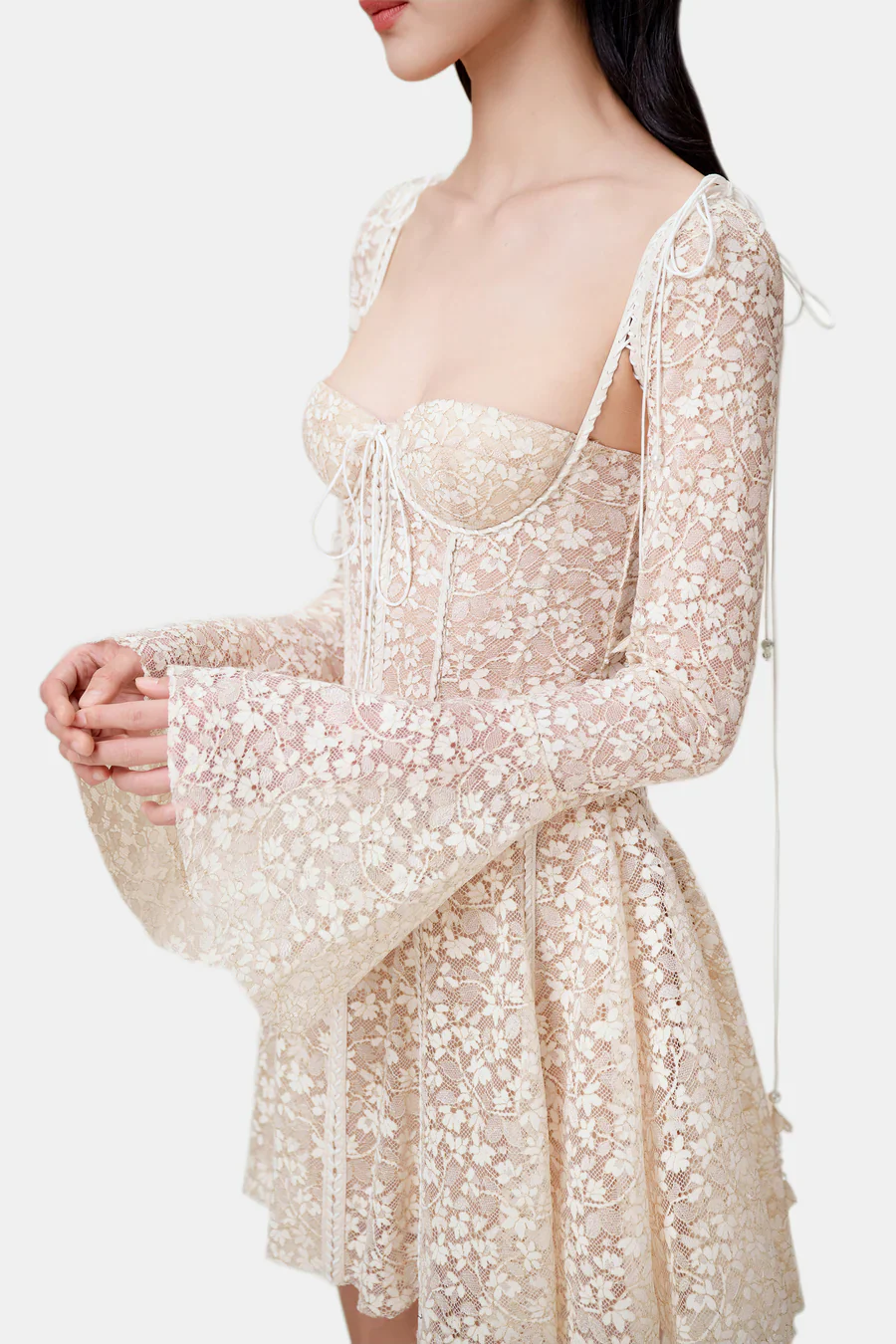 Elena | Lace Mini Dress