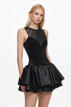 Flowering Girl Women Sareza Chic Contour Deep V Sleeveless Sequin Mini Dress