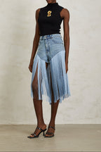 Flowering Girl Women Mock Neck Sleeveless Rib Knit Keyhole Cutout Top