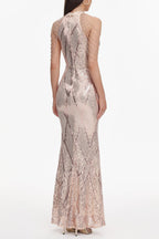 Flowering Girl Women Bali Sequin Maxi Dress