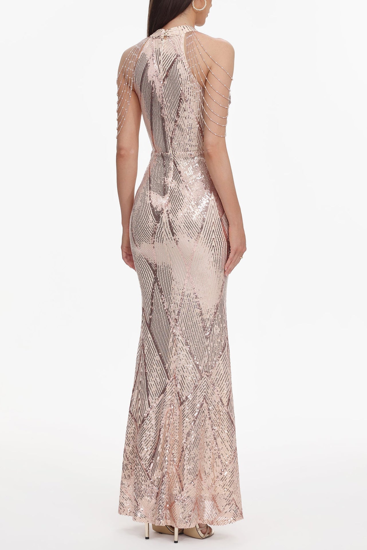 Flowering Girl Women Bali Sequin Maxi Dress