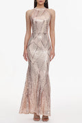 Flowering Girl Women Bali Sequin Maxi Dress