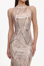 Flowering Girl Women Bali Sequin Maxi Dress