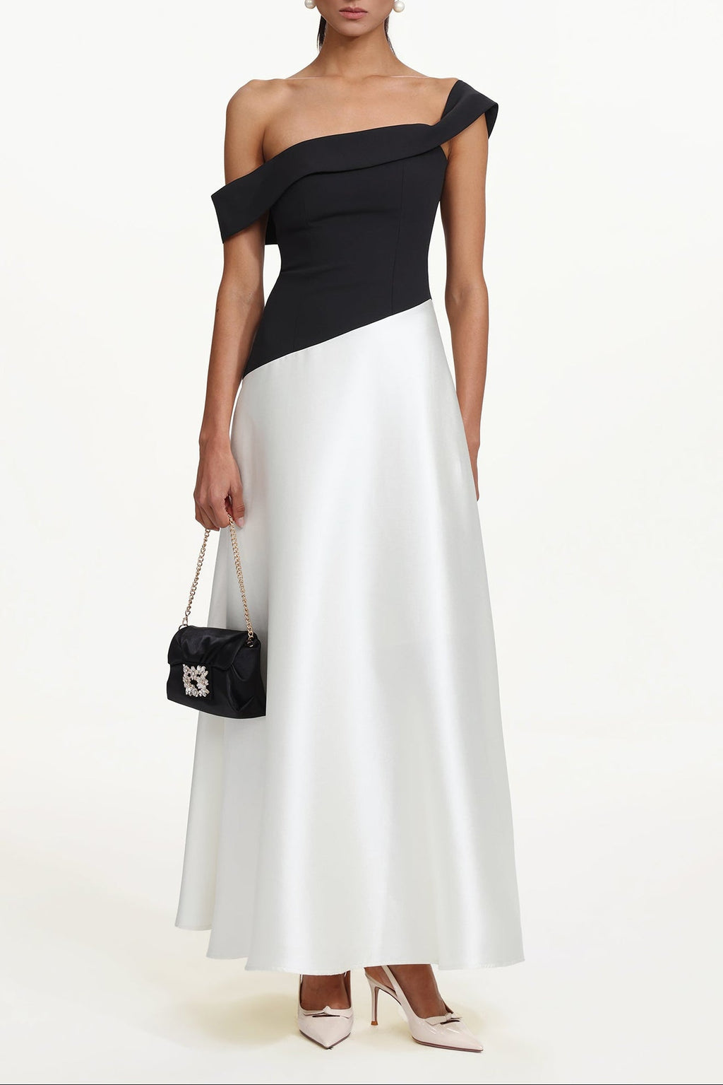Flowering Girl Women Xavier Off Shoulder Contrast Maxi Dress