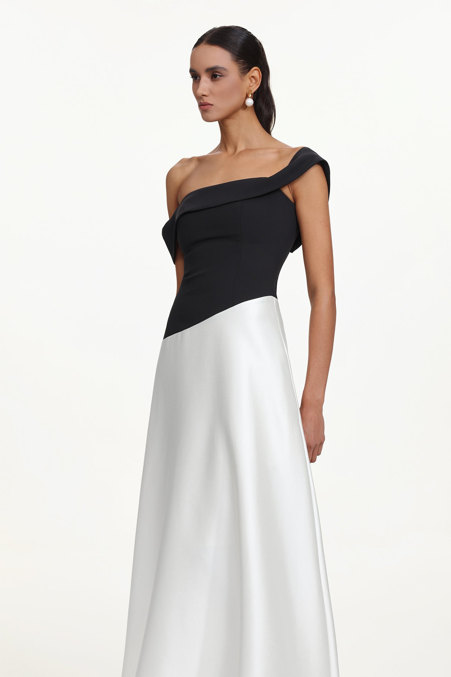 Flowering Girl Women Xavier Off Shoulder Contrast Maxi Dress