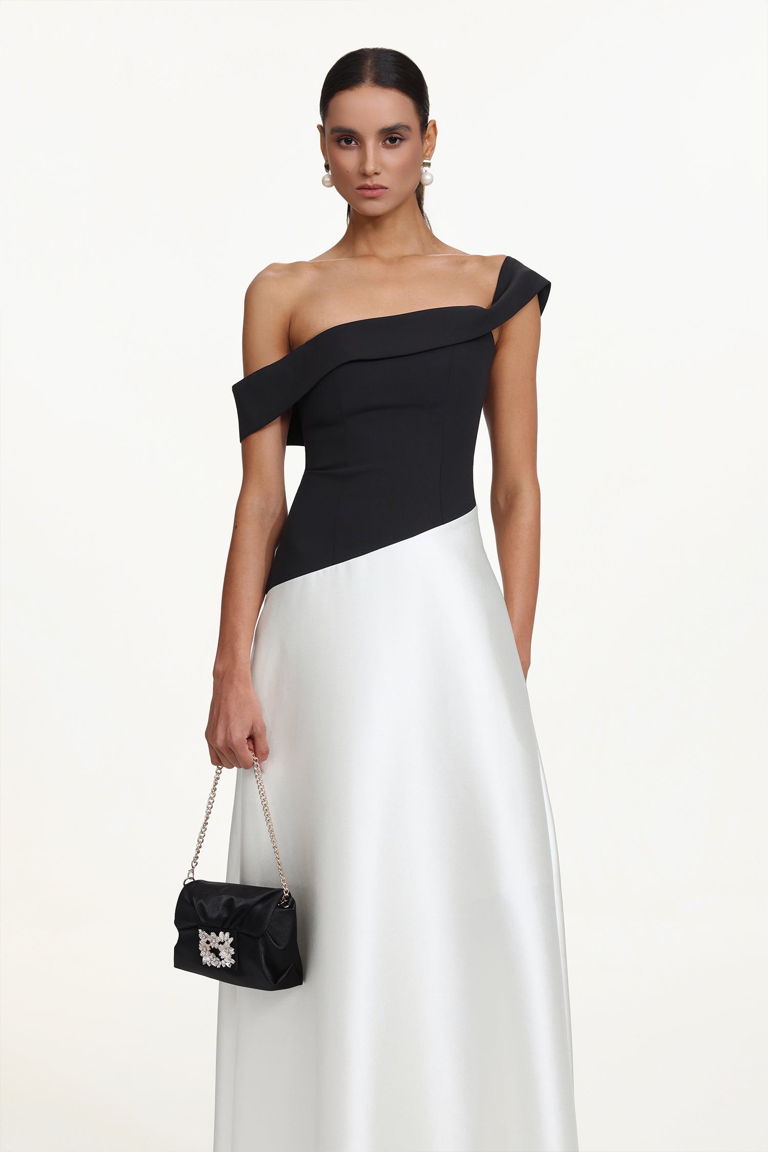 Flowering Girl Women Xavier Off Shoulder Contrast Maxi Dress