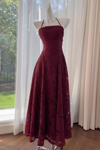 Francis Maxi Dress - Cherry Lacquer