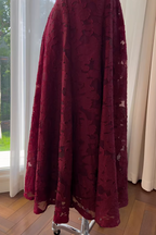 Francis Maxi Dress - Cherry Lacquer