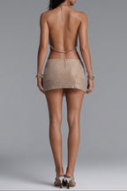 Flowering Girl Women Ocean Shell Pearl Bead Halter Body Chain Top