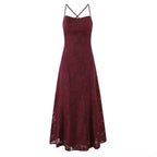 Francis Maxi Dress - Cherry Lacquer