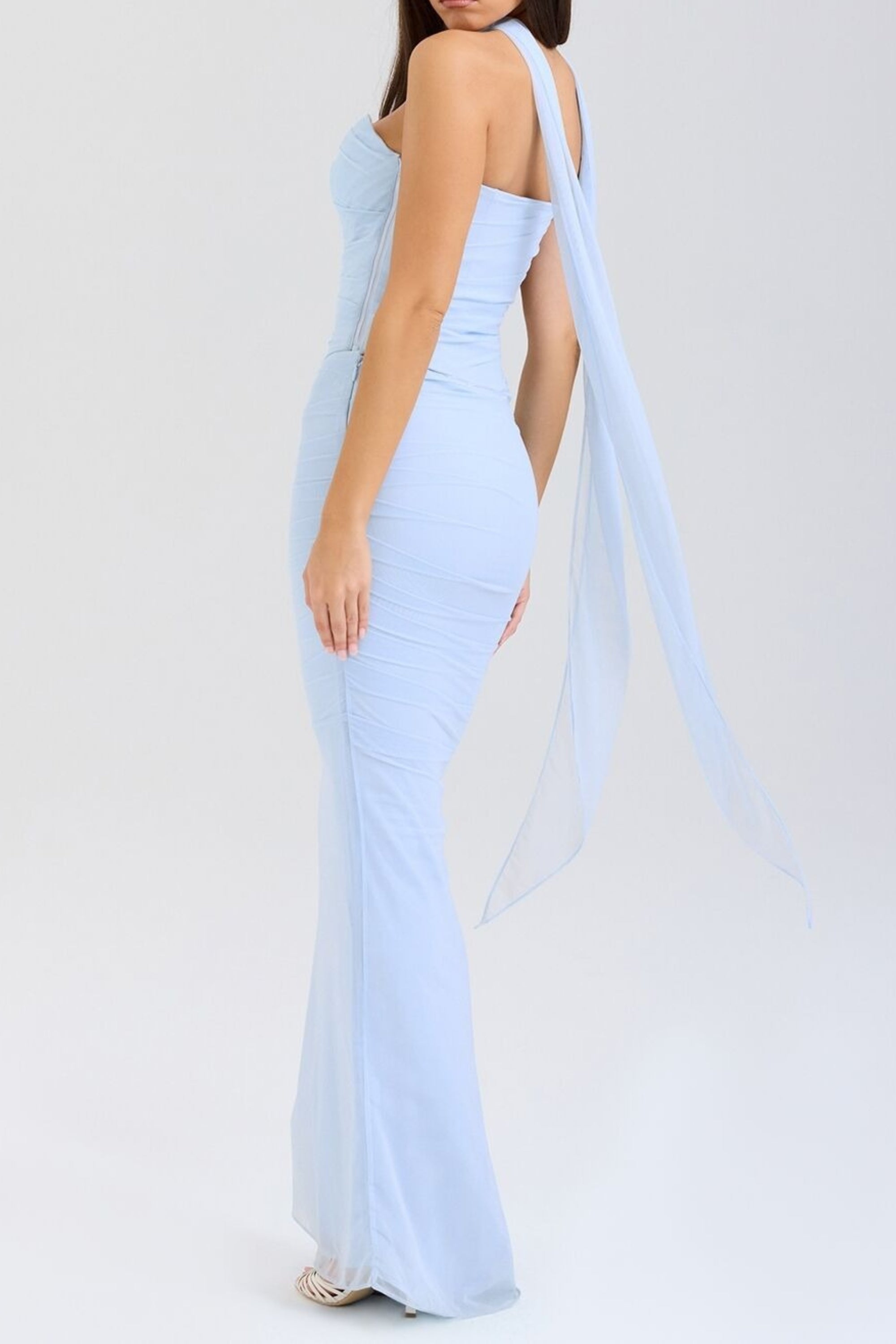 Flowering Girl Women Bluebell Fluted Hem Maxi Skirt