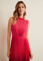 Flowering Girl Women ombre pleated draped maxi dress