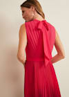 Flowering Girl Women ombre pleated draped maxi dress
