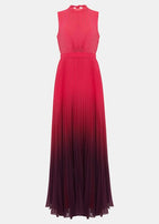 Flowering Girl Women ombre pleated draped maxi dress