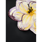 Indie Appliqué Sleeve Iris Print set in black