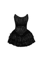 Syraza Strapless Sequin Bow Mini Dress