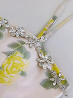 Lemon Yellow Strapless Long Cocktail Dress-Butter Cup