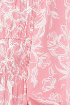 Flowering Girl Women Long Beach Walks Mini Dress Pink