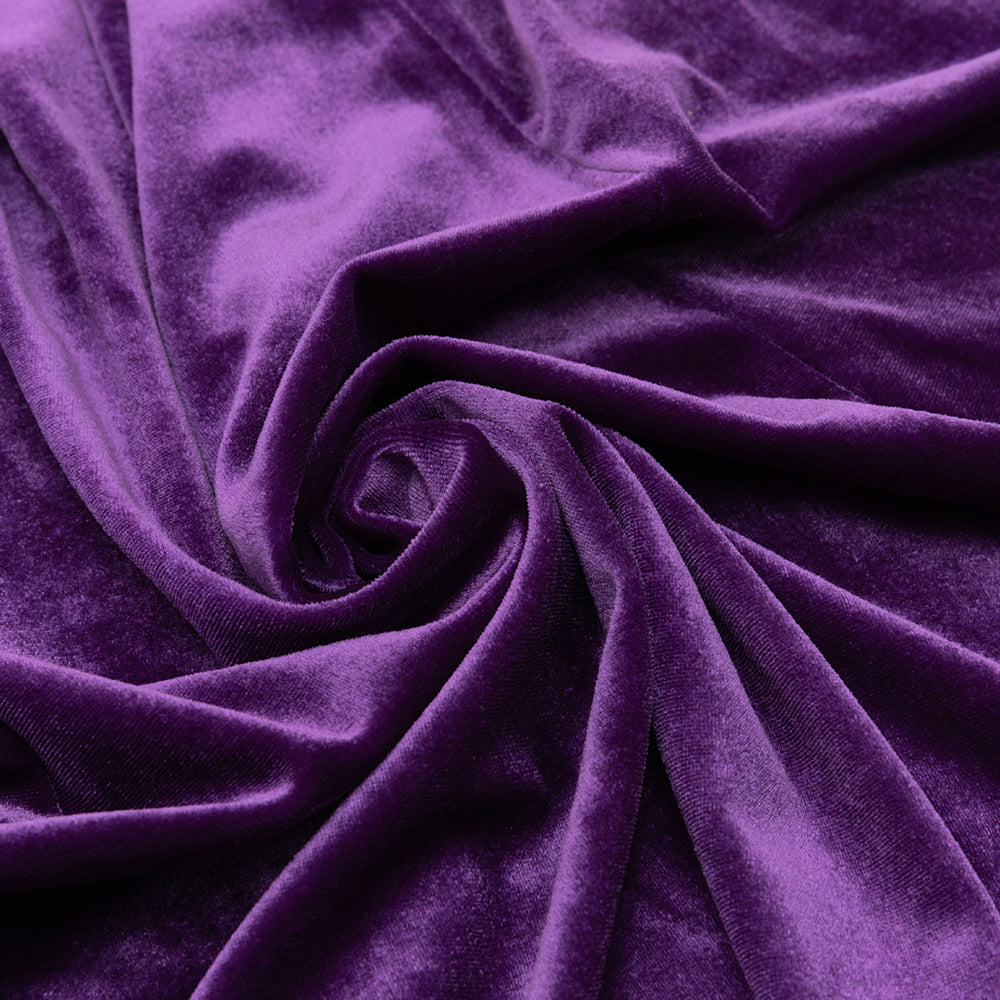 Flowering Girl Women One Shoulder Sequin-Embellished Velvet Maxi Dress In Purple
