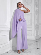 Flowering Girl Women halter shawl jumpsuit in purple