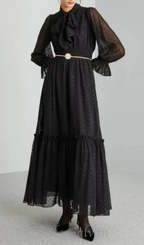 Flowering Girl Women Foulard-embellished dress