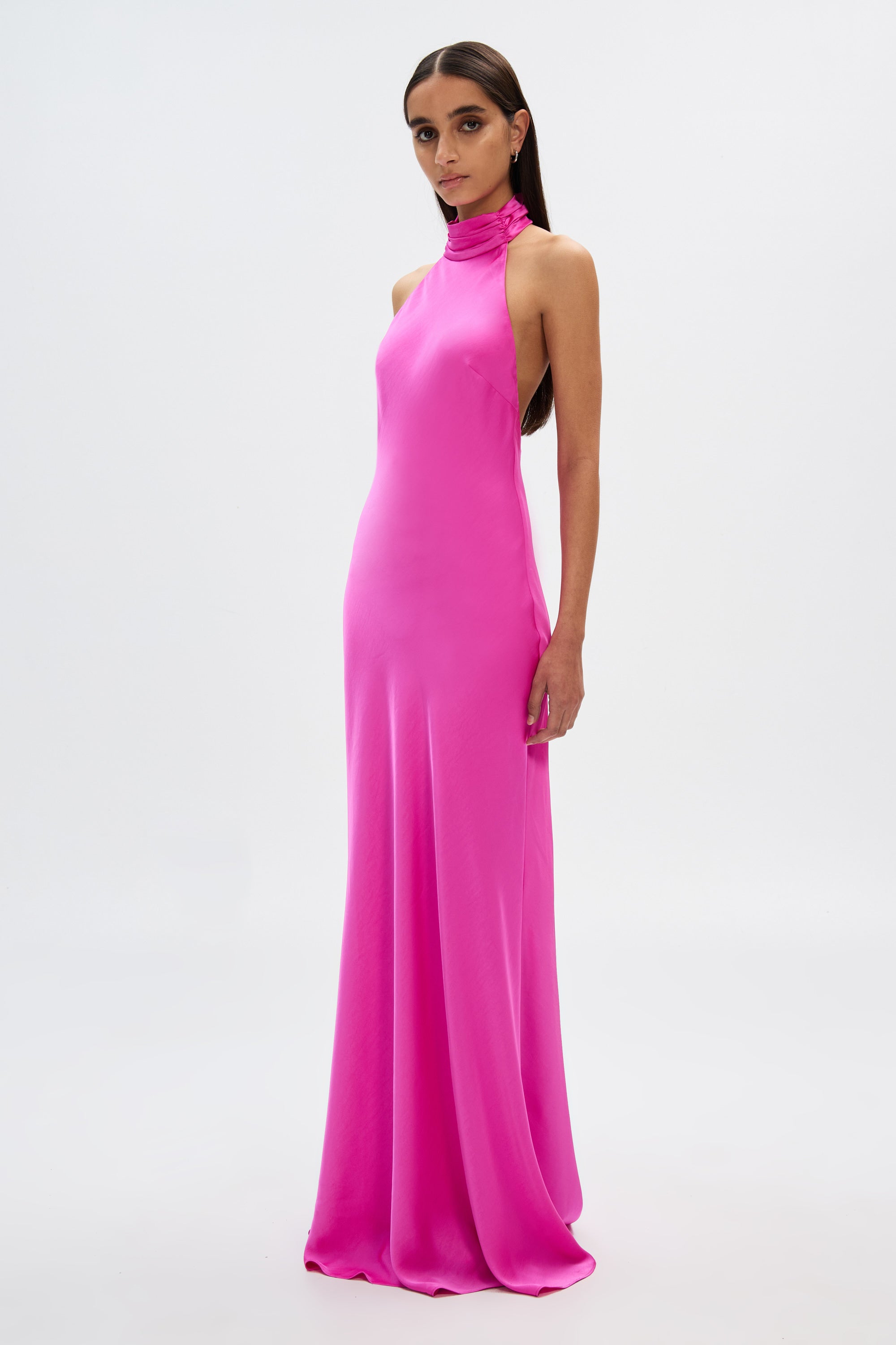 Flowering Girl Women The 'Evianna' Satin Dress