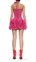 Flowering Girl Women CLEGG PINK CORSET FLOWER TWO-PIECE SET