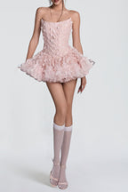 Flowering Girl Women Adara Butterfly Corset Mini Dress