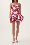 Violette Bubble Hem Mini Dress
