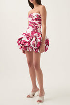 Violette Bubble Hem Mini Dress