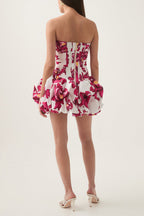 Violette Bubble Hem Mini Dress