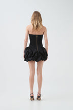 Violette Bubble Hem Mini Dress