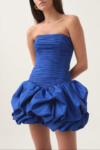 Violette Bubble Hem Mini Dress